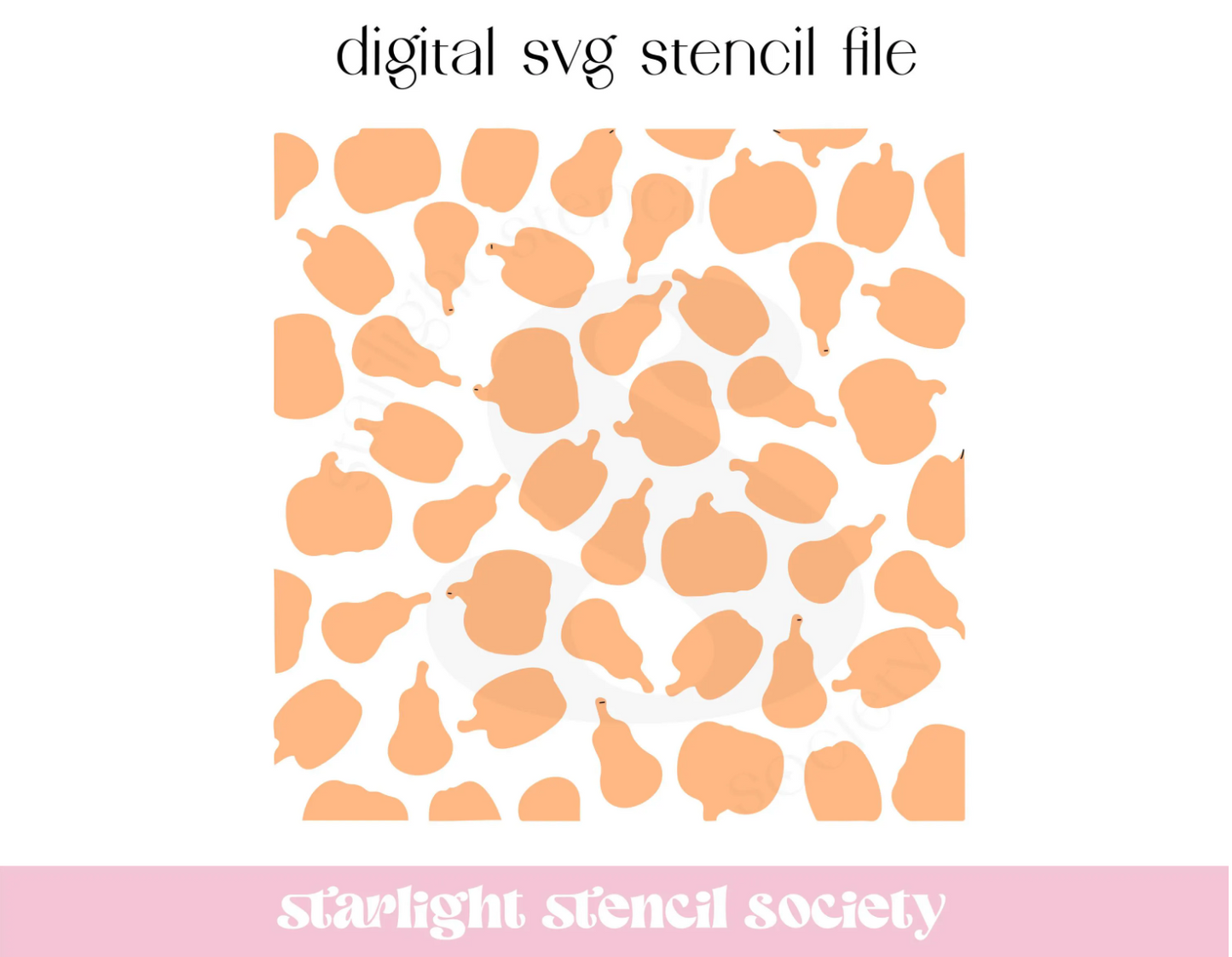 Small Pumpkin Scatter SVG File