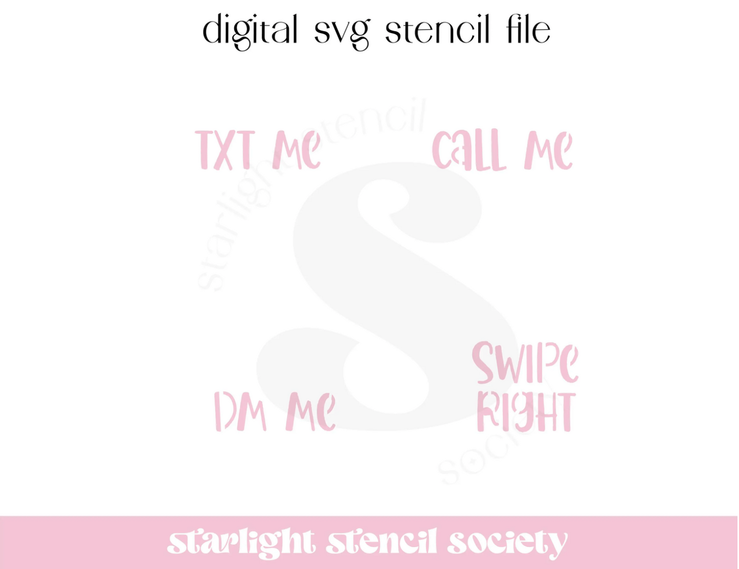 Social Media Convo SVG File