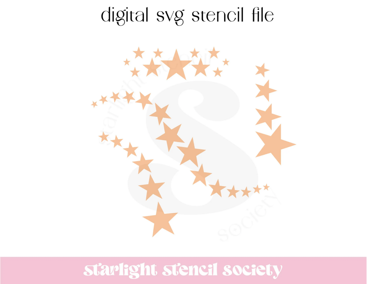 Star Scatter SVG File