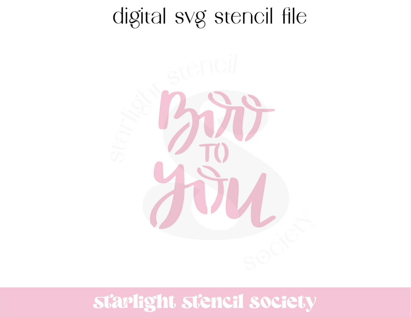 Boo to you Cursive SVG File