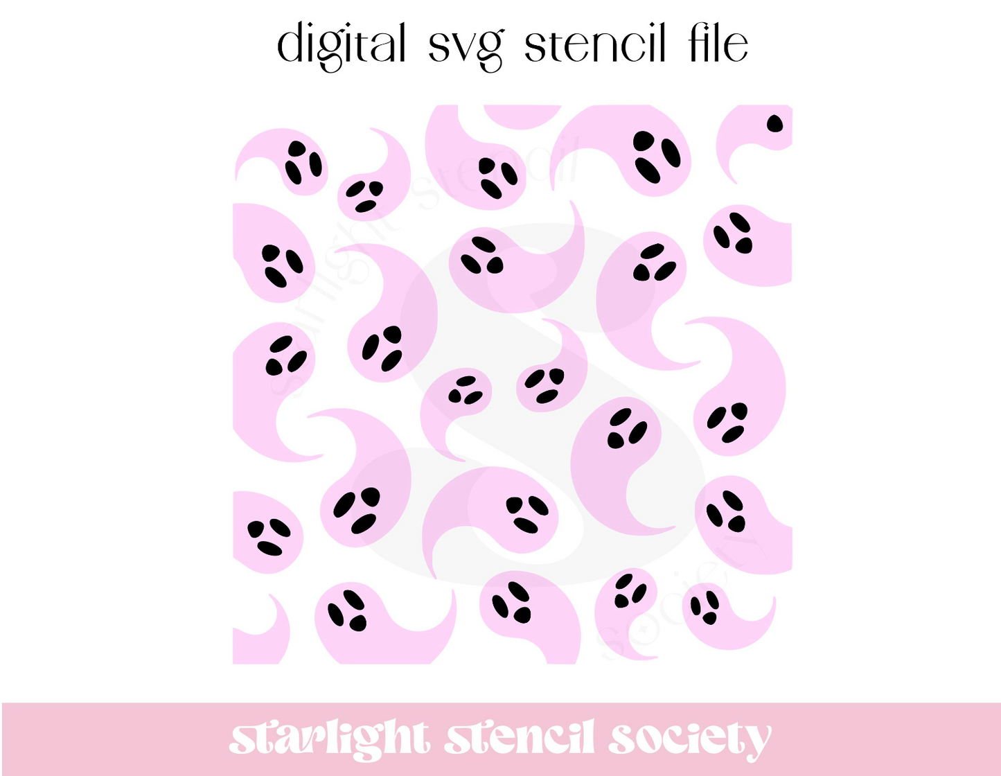 Ghost Scatter 2 part SVG File