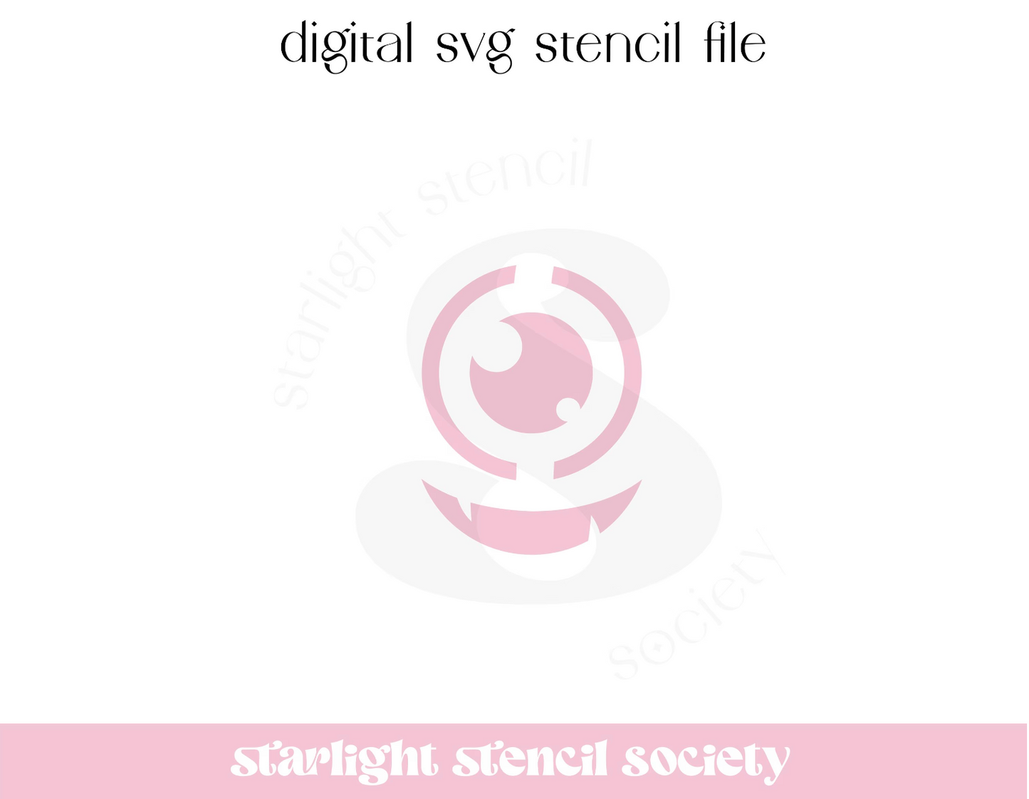 Monster Face SVG File