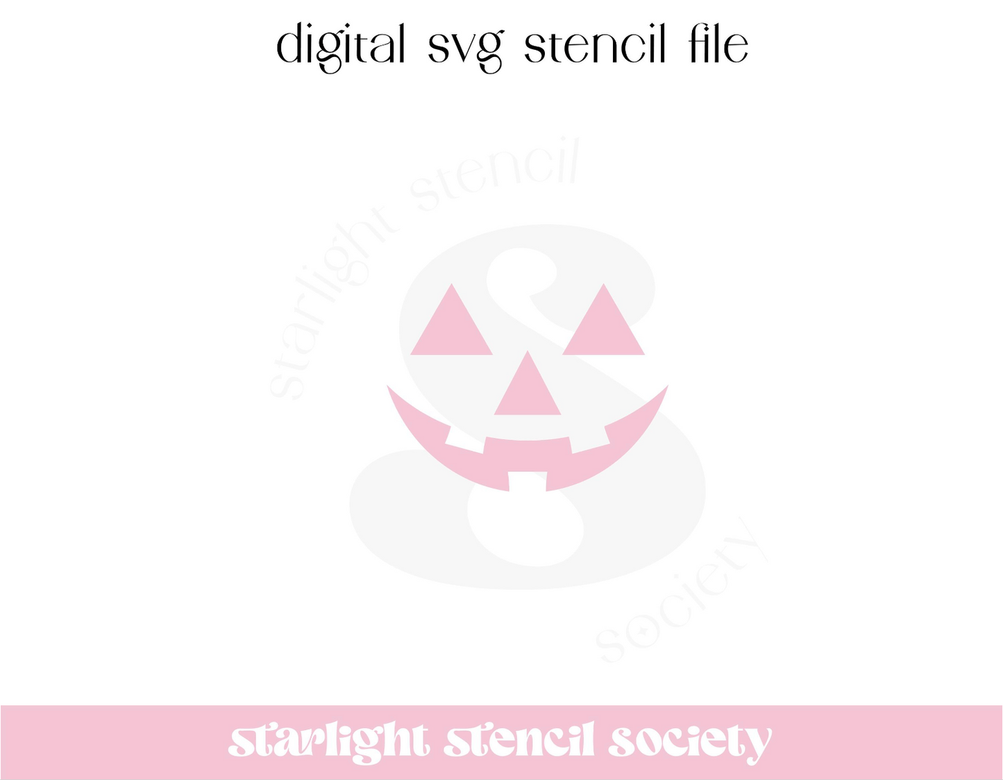Pumpkin Face 1 SVG File