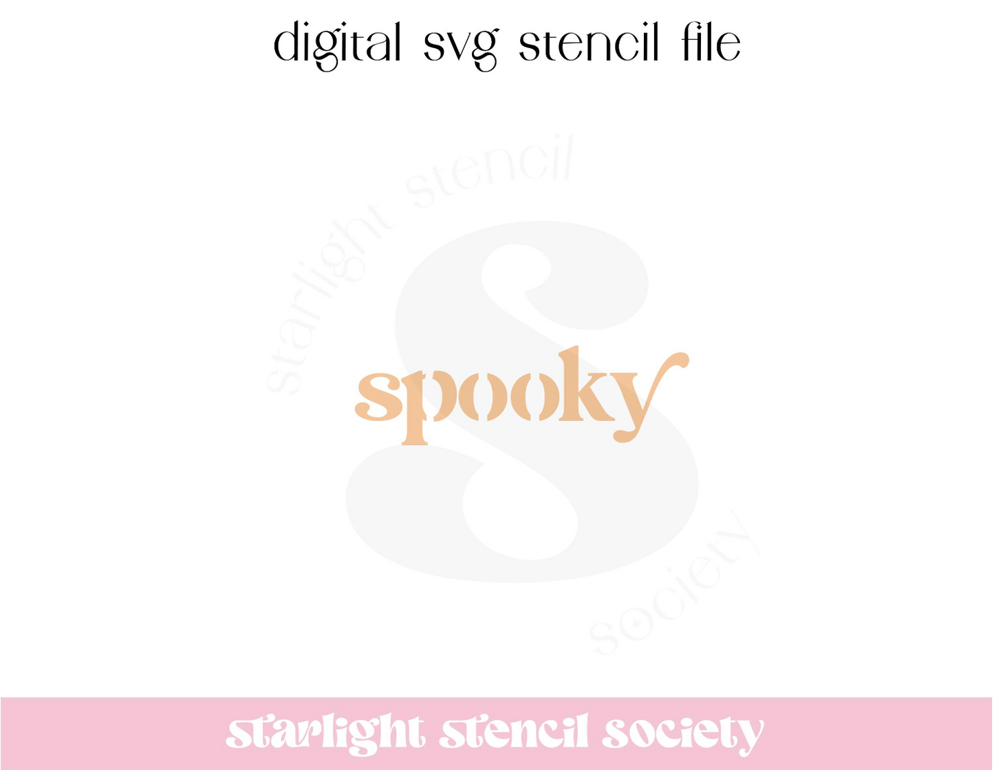 Spooky Retro SVG File