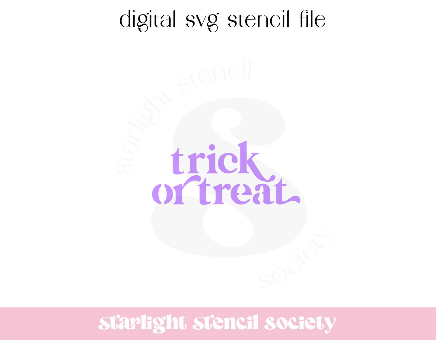 Trick or Treat Retro SVG File