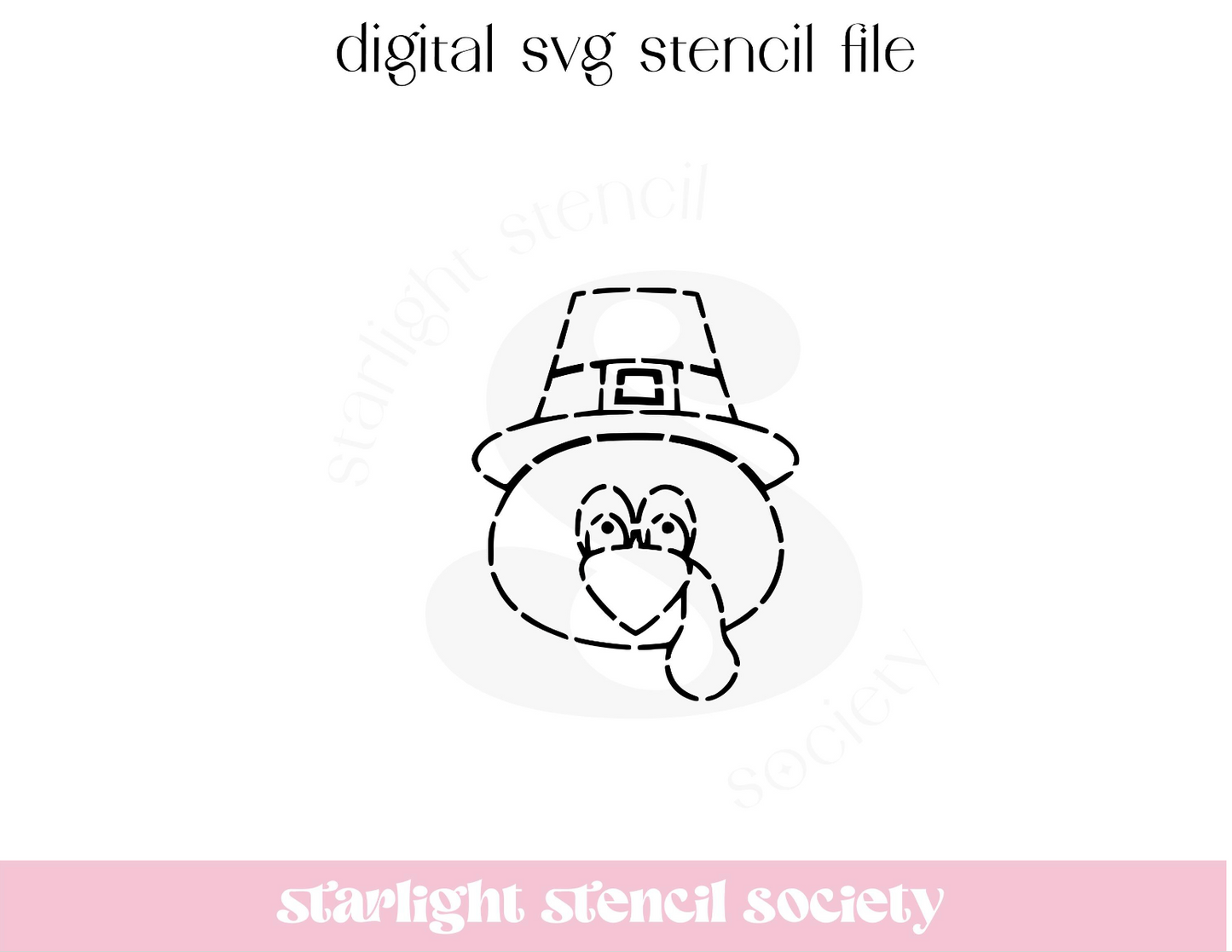 Turkey Face PYO SVG File