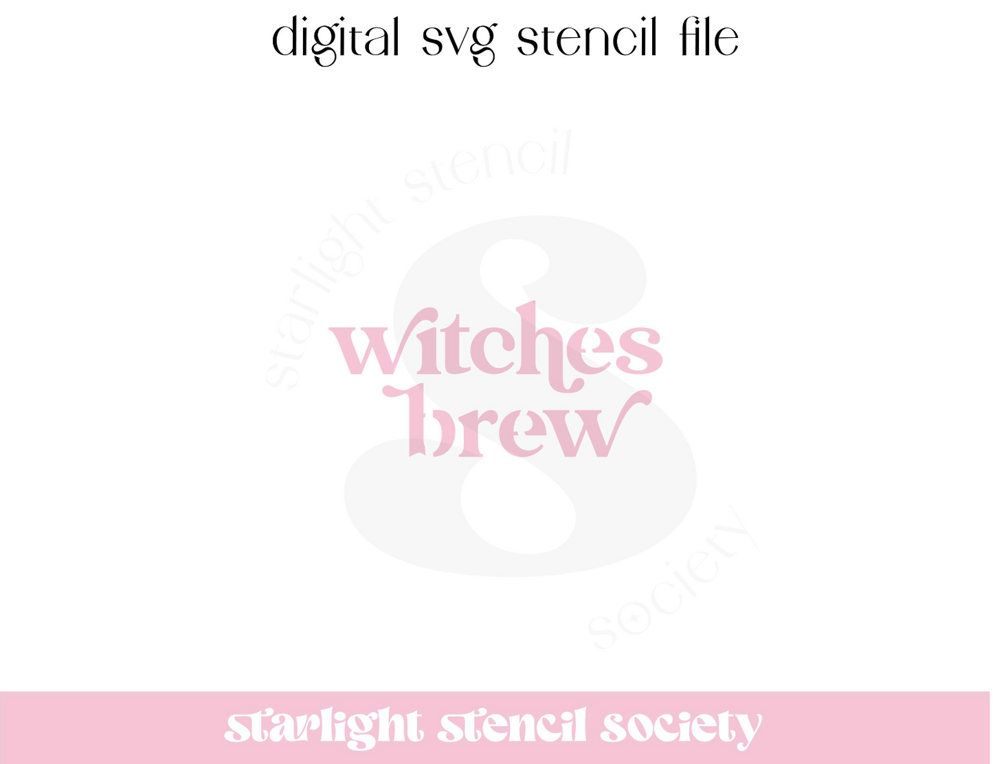 Witches Brew Retro SVG File