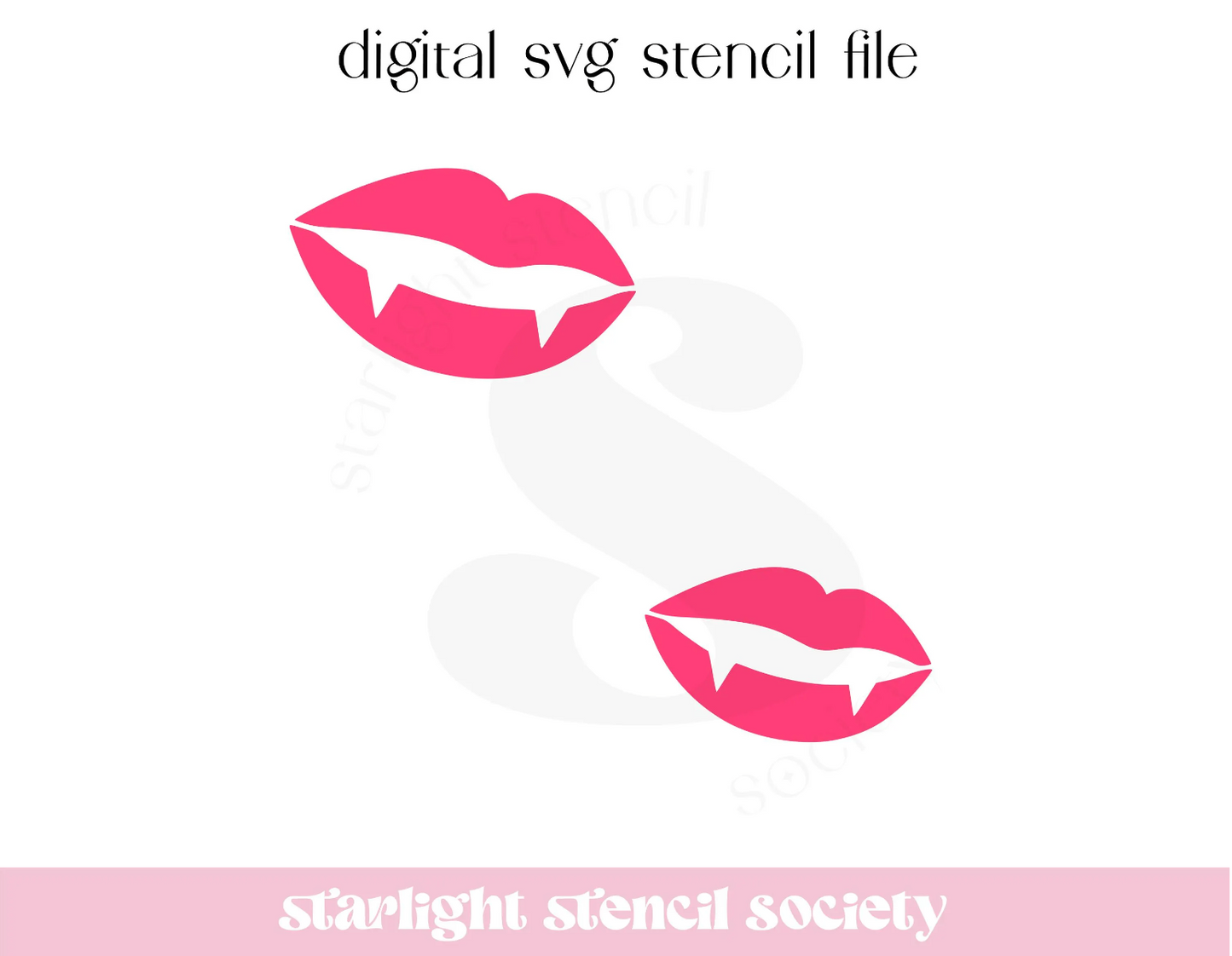 Vampire Lips SVG File