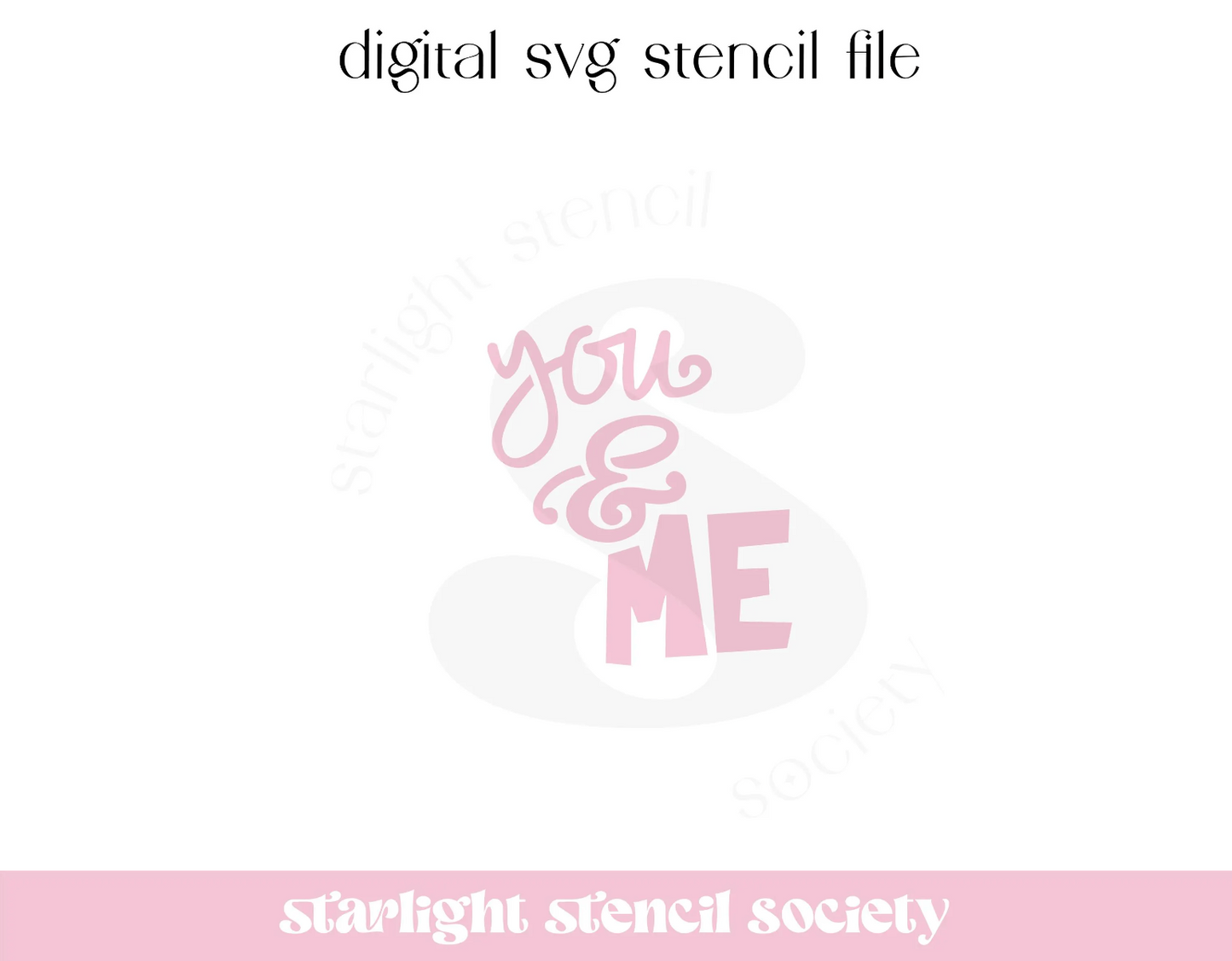 You & Me SVG File