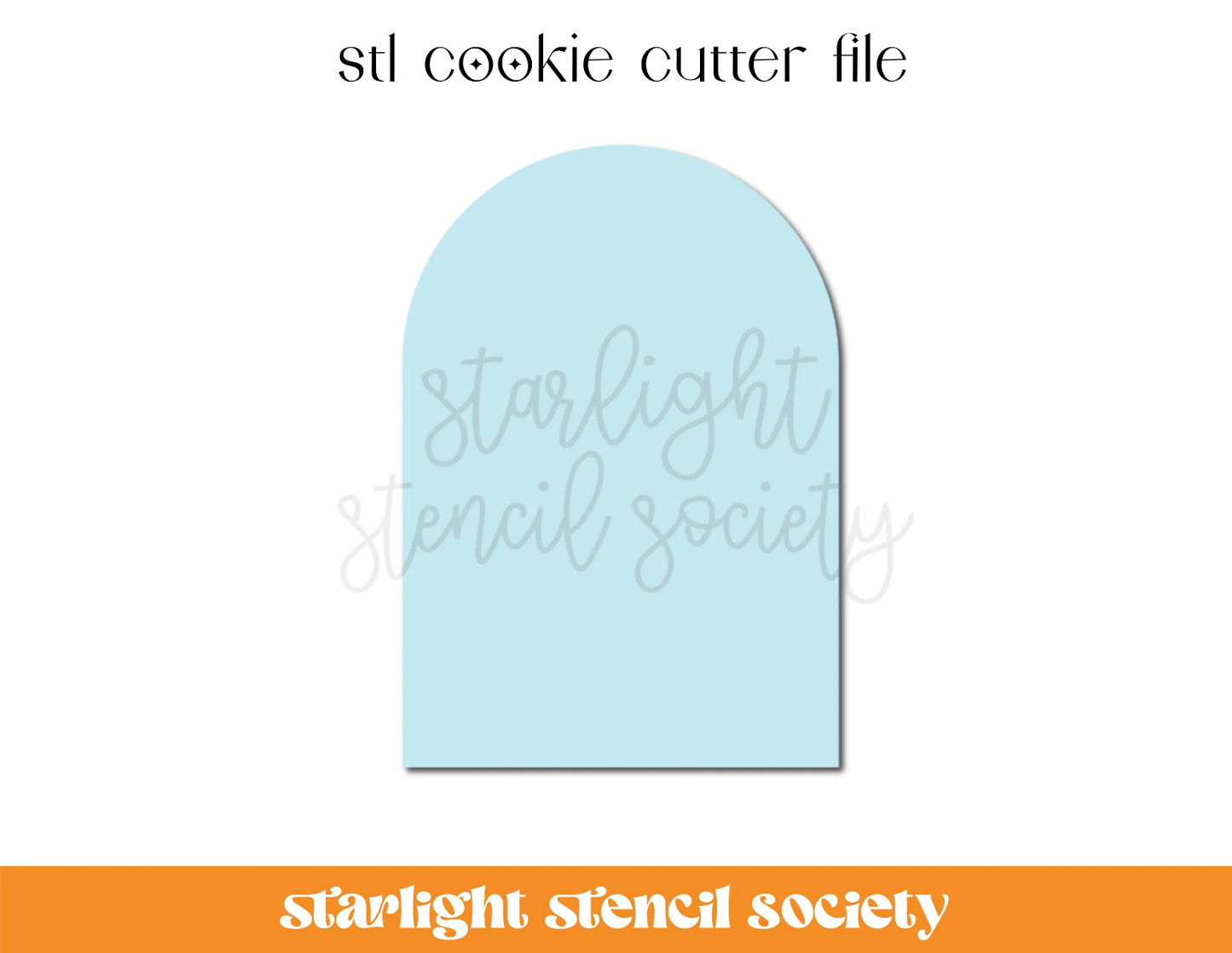 Arch STL Cookie Cutter File