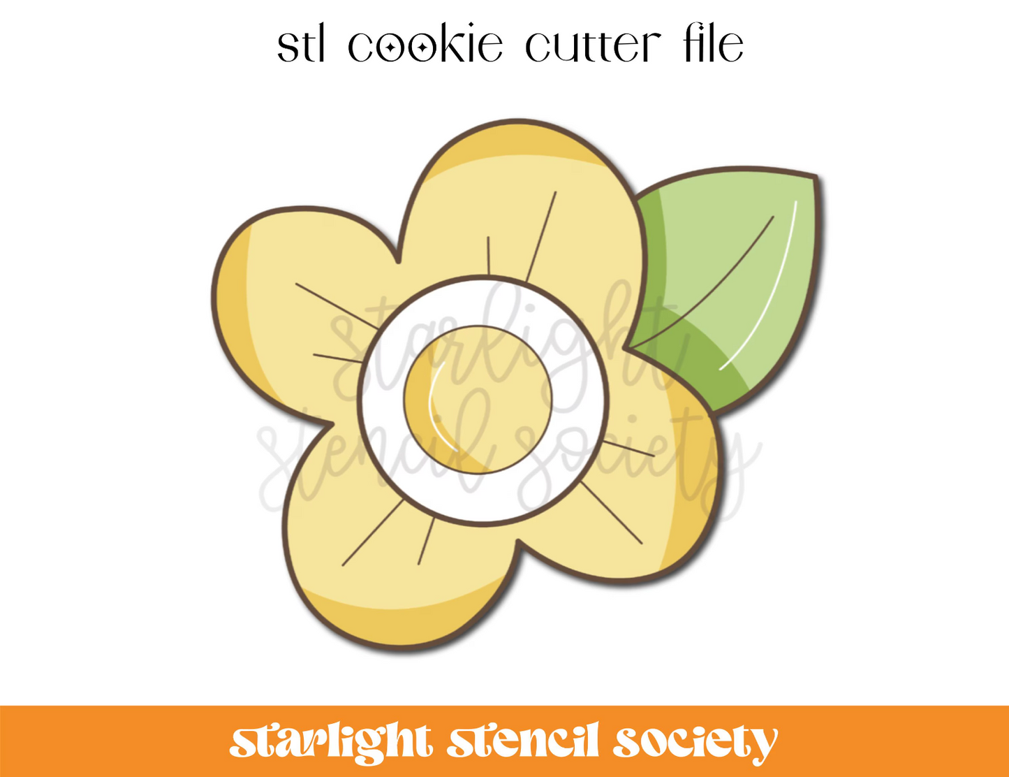 Daisy STL Cookie Cutter File