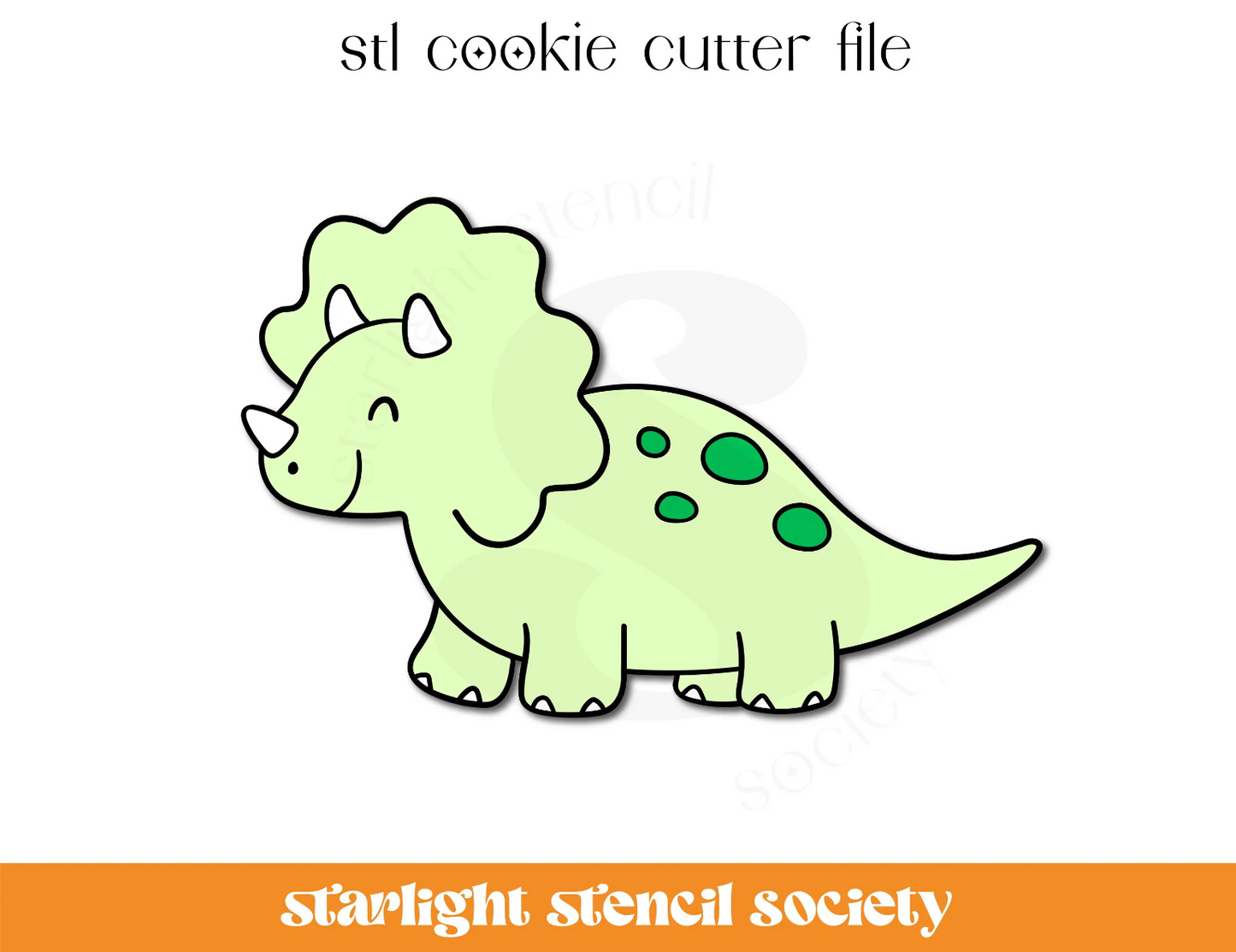 Dino STL Cookie Cutter File