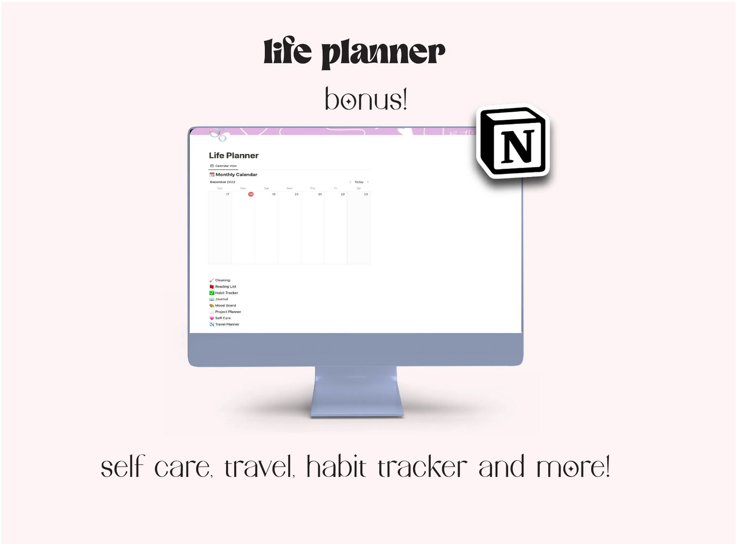 Bakery Business Essentials Notion Planner