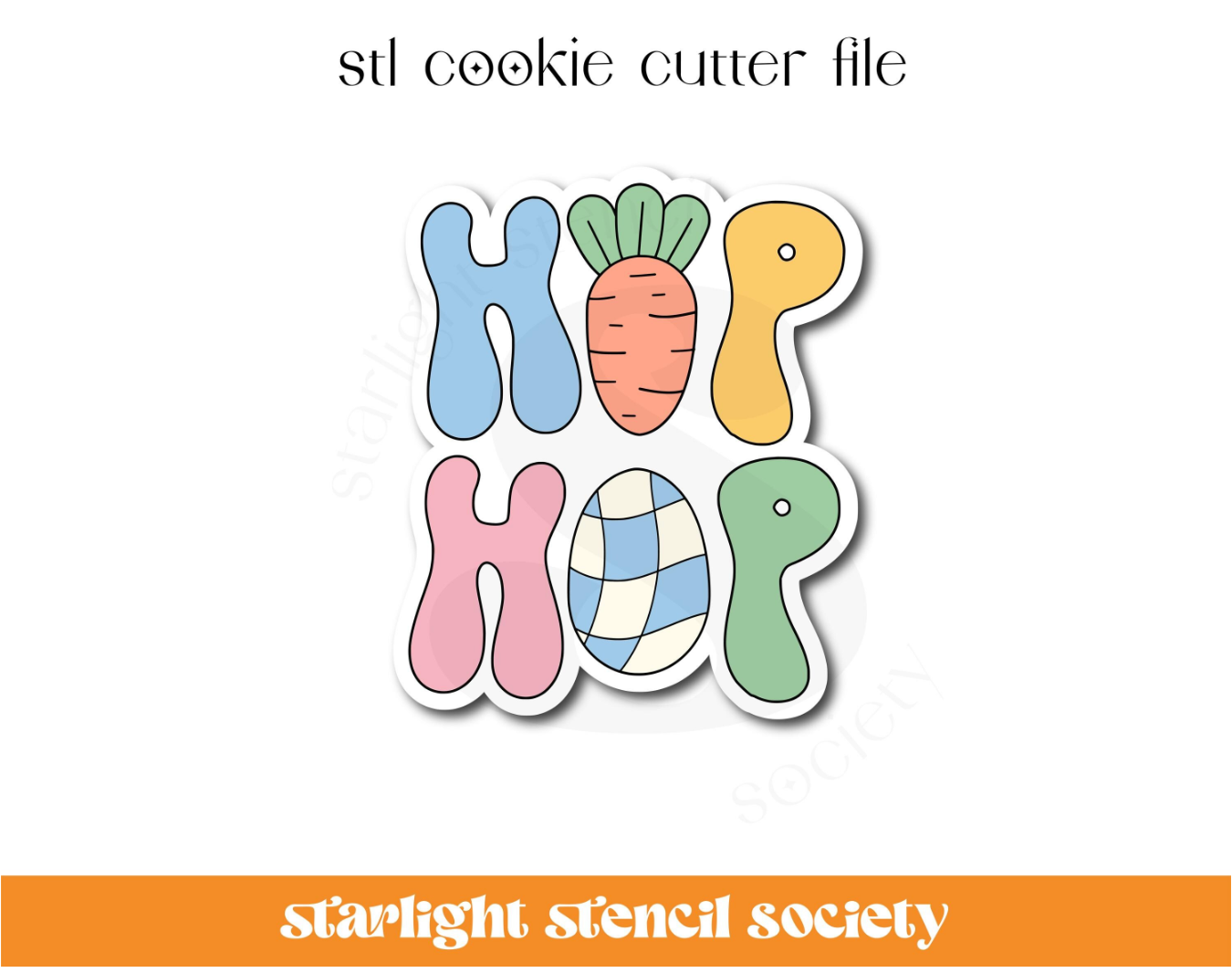 Hip Hop STL Cookie Cutter File