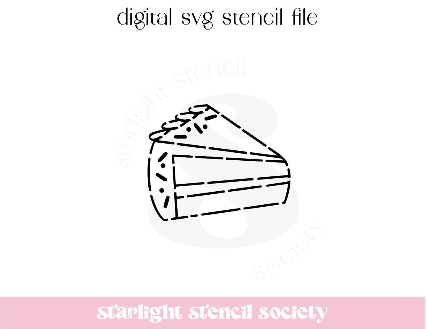 Birthday Cake PYO SVG File