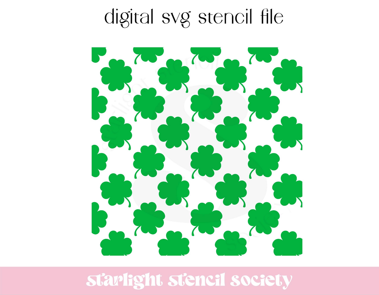 Clover Scatter SVG File