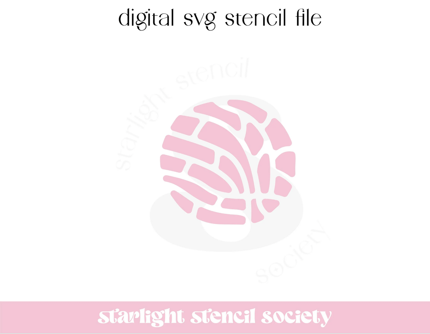 Concha 2.8in SVG File