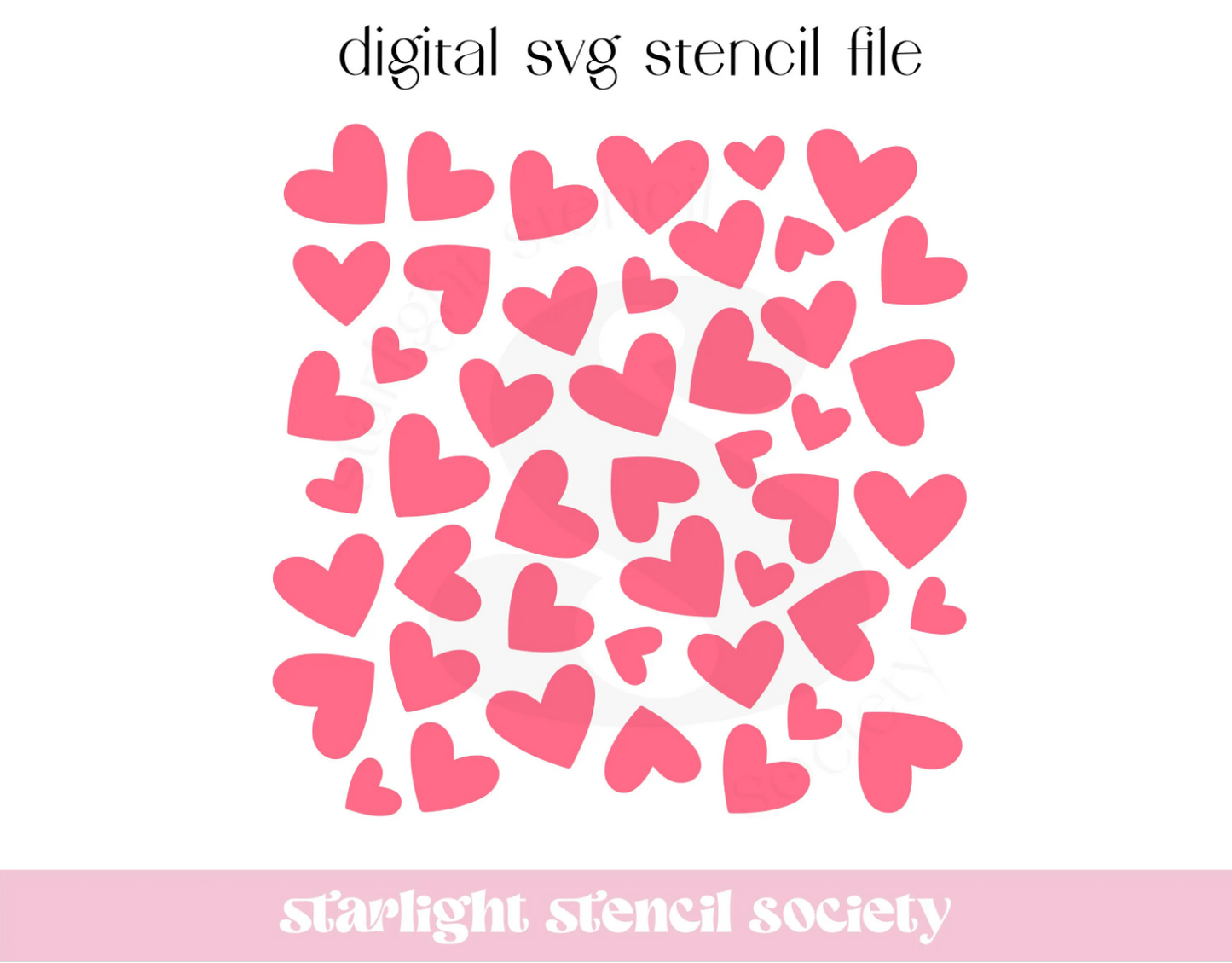 Love Hearts SVG File