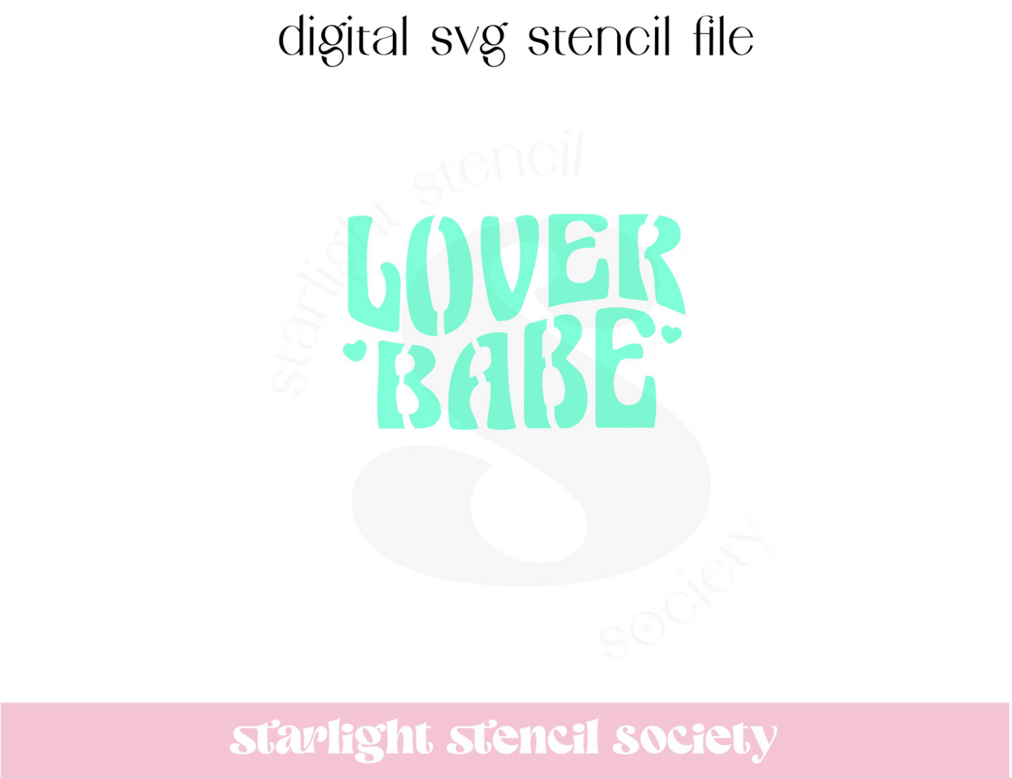 Lover Babe SVG File