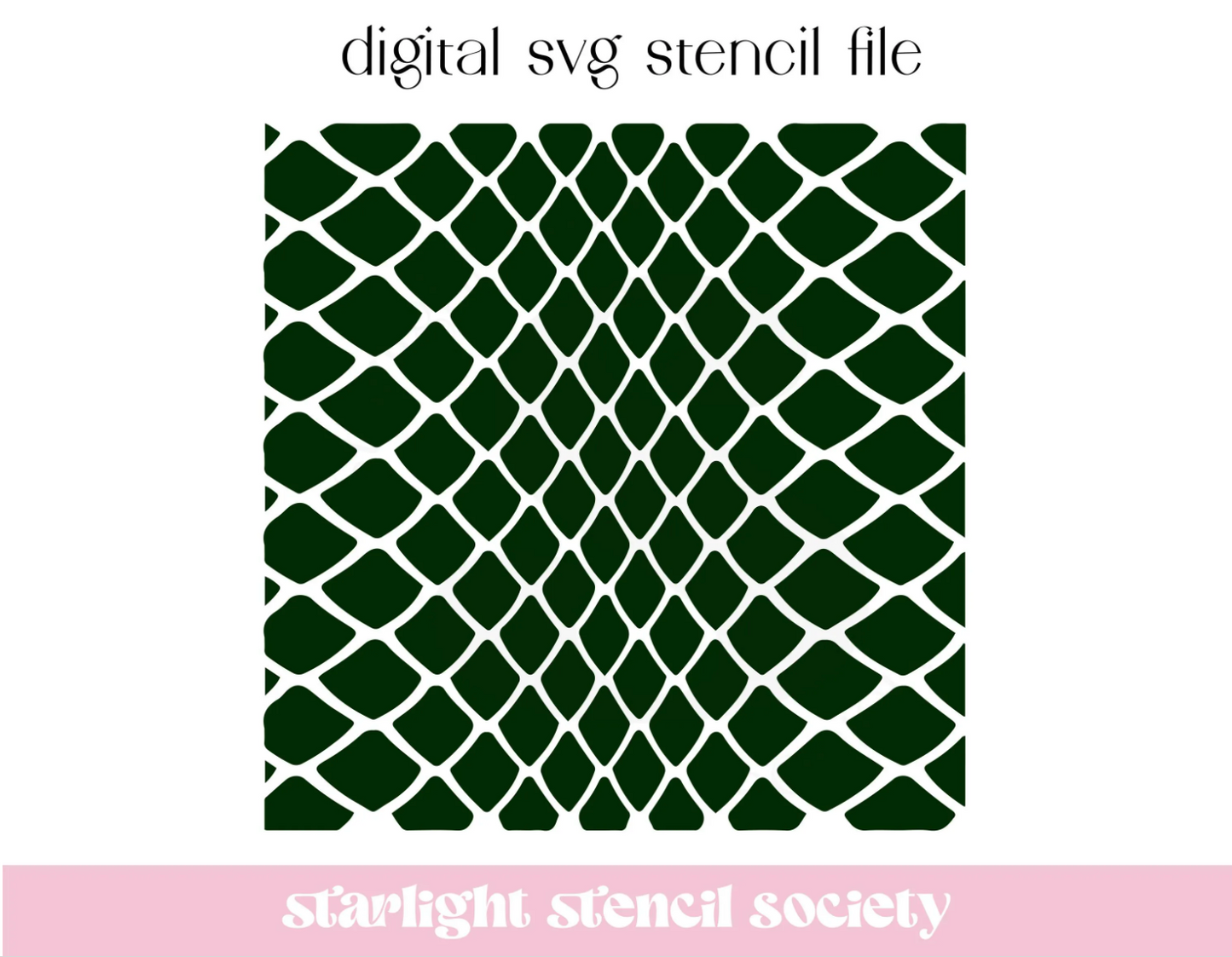 Snake Skin SVG File