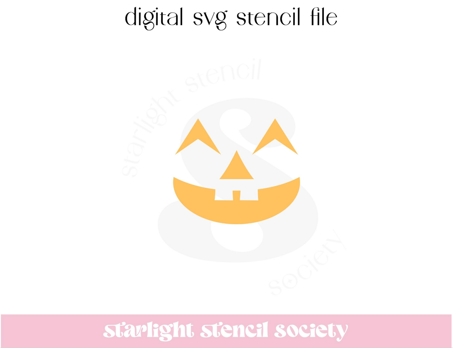 Pumpkin Face 4 SVG File
