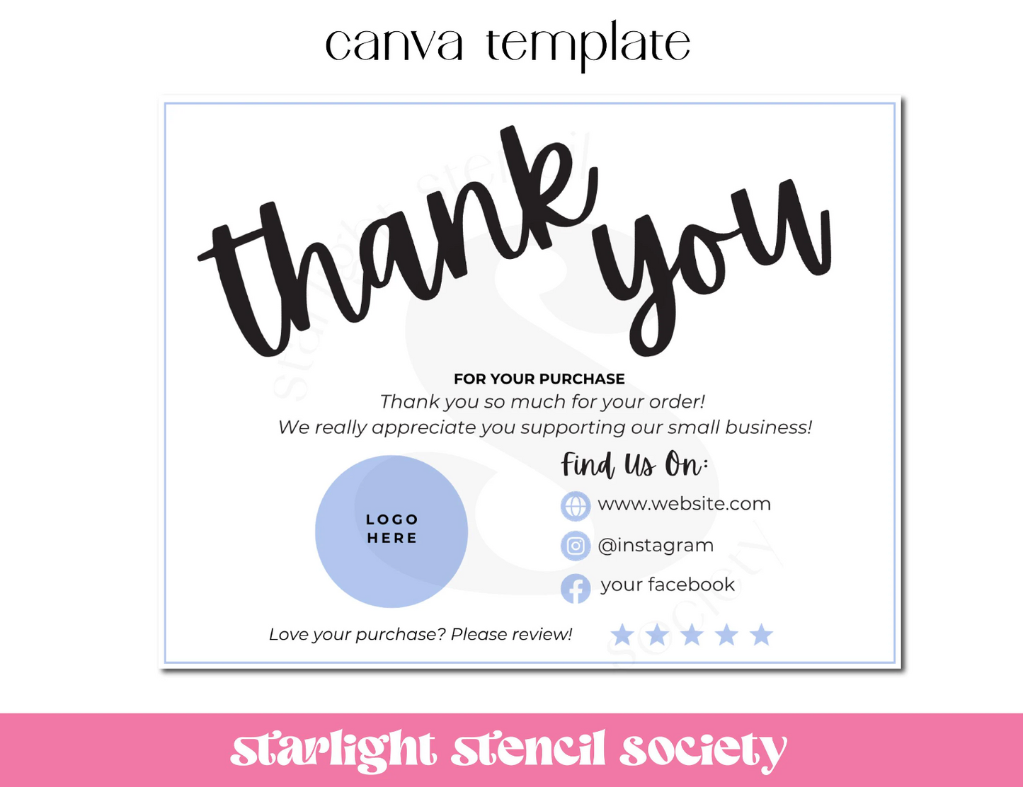 Thank You Card Angled Canva Templates