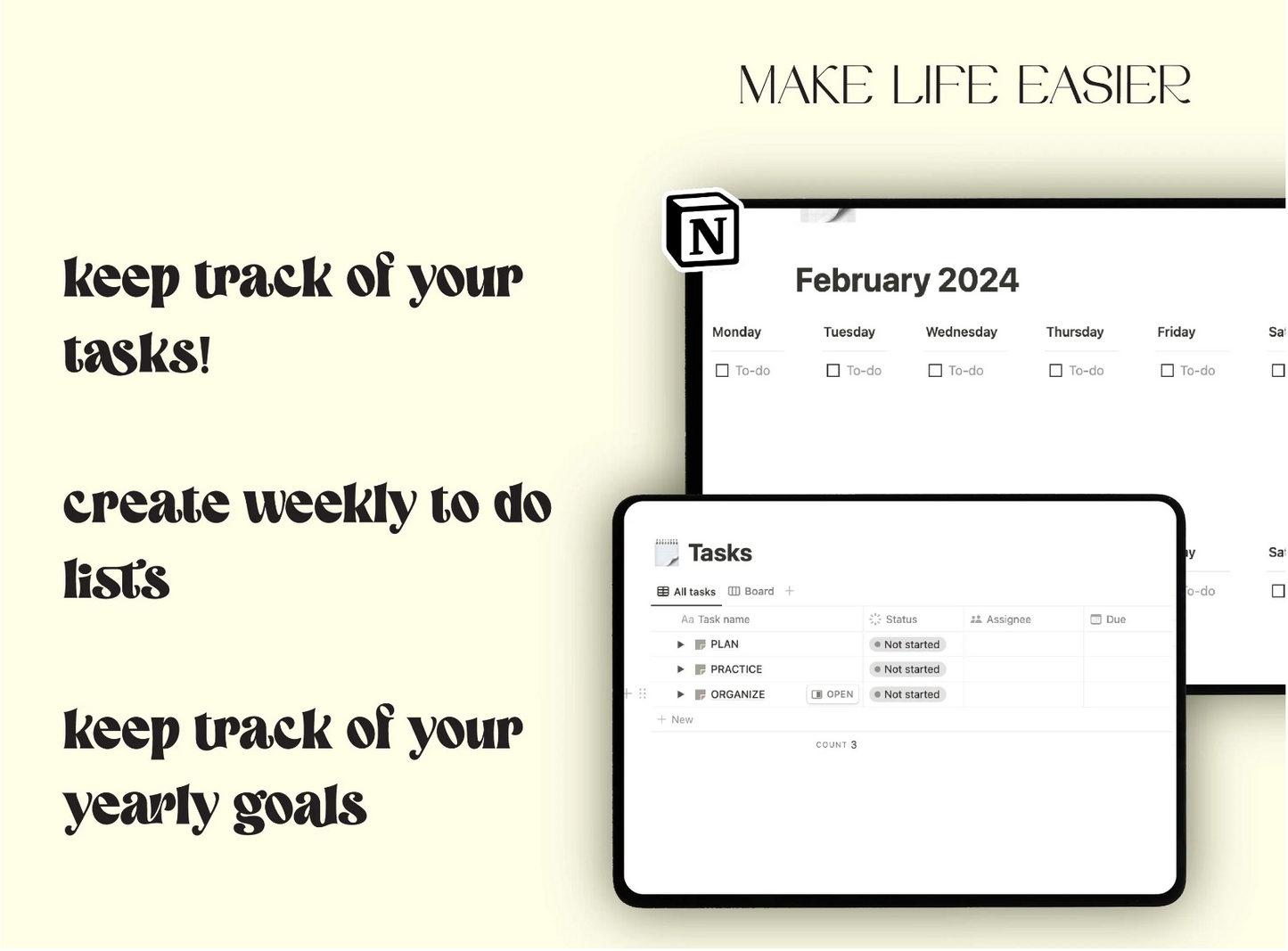 Basic Notion Planner