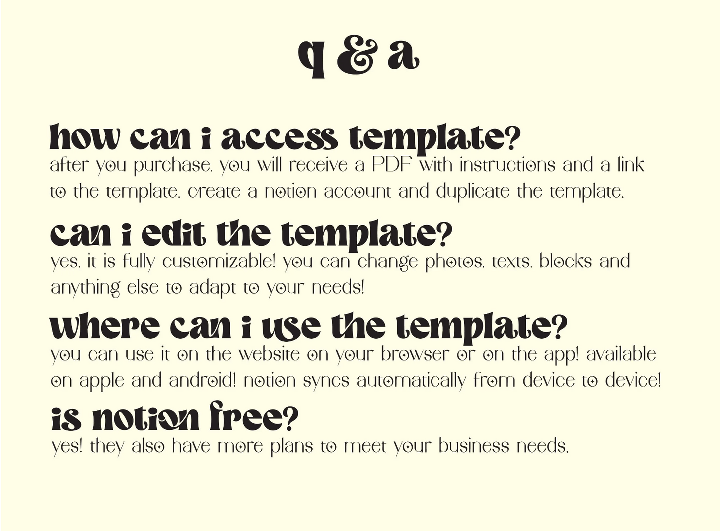 Basic Notion Planner