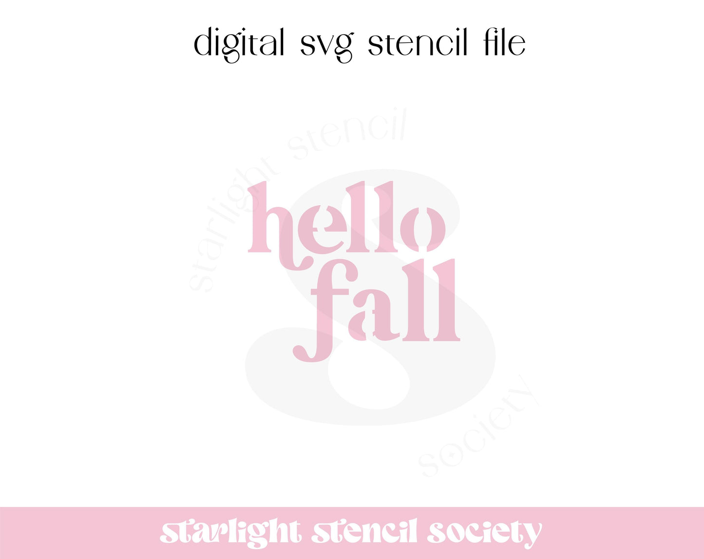 Hello Fall Retro SVG File