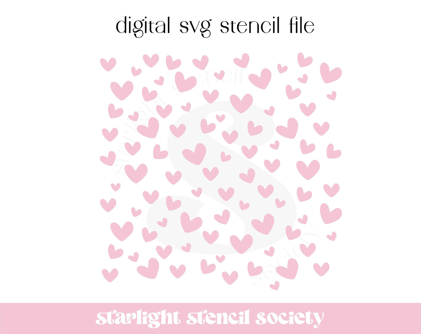 Cutie Heart Scatter SVG File
