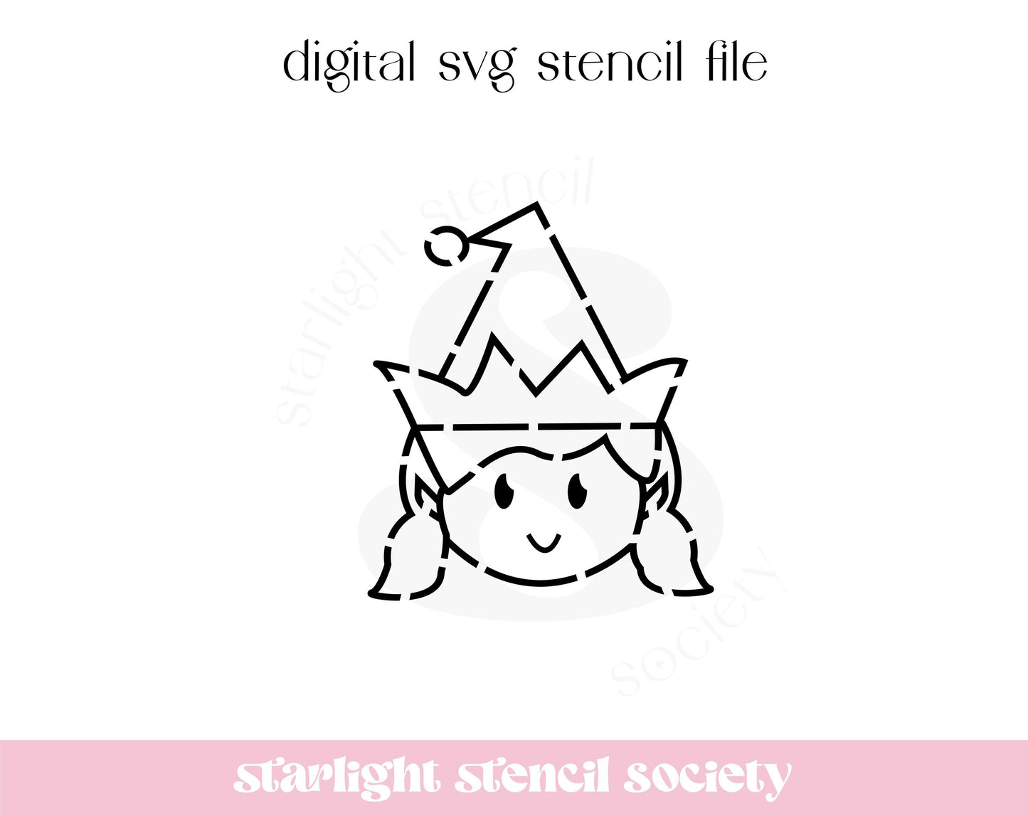 Girl Elf PYO 2 SVG File