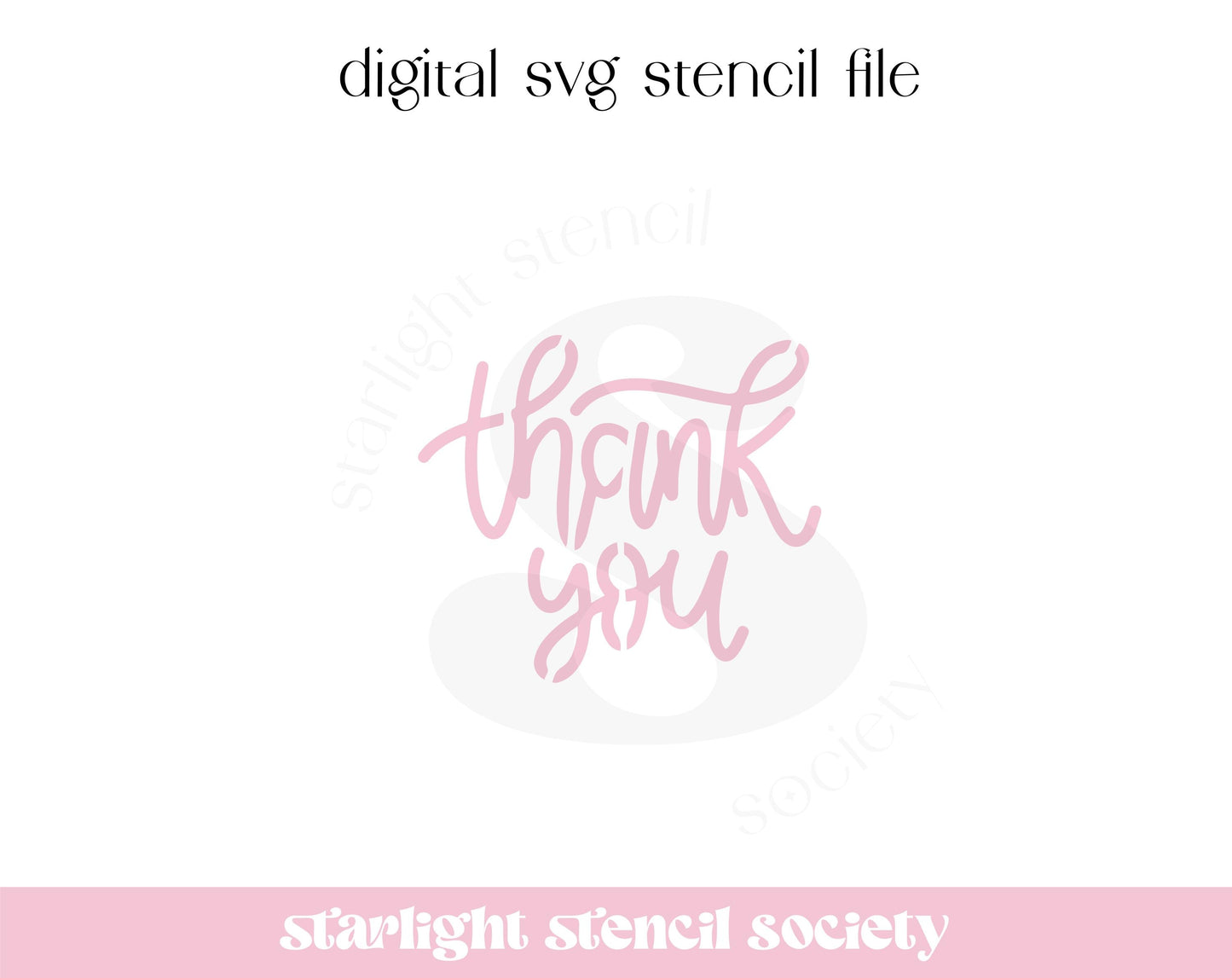 Thank You SVG File