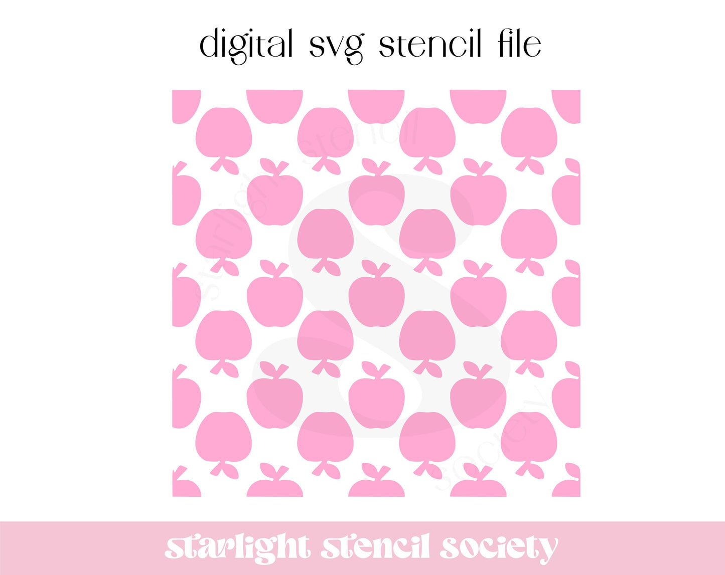 Apple Rows SVG File