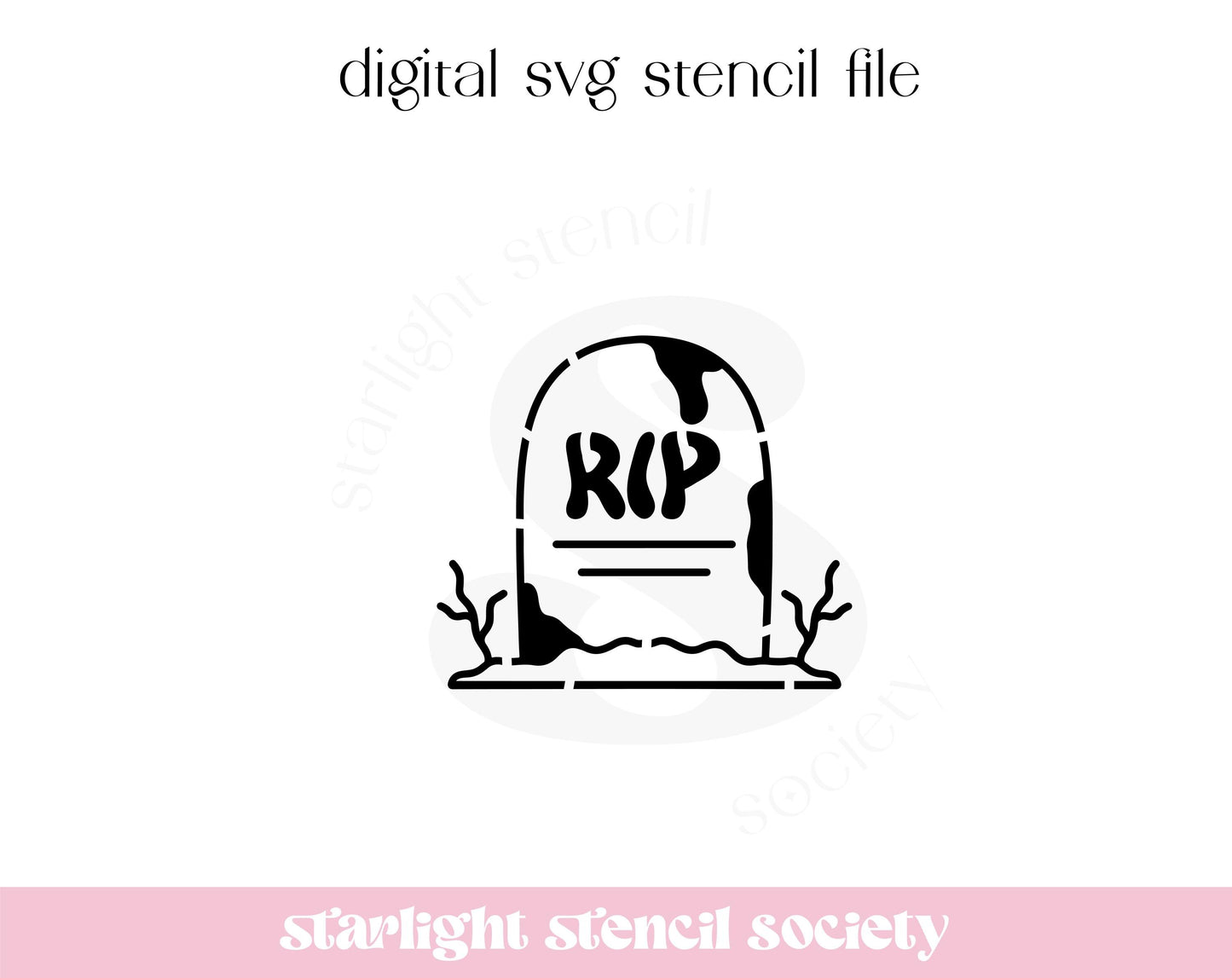 RIP Grave PYO SVG File