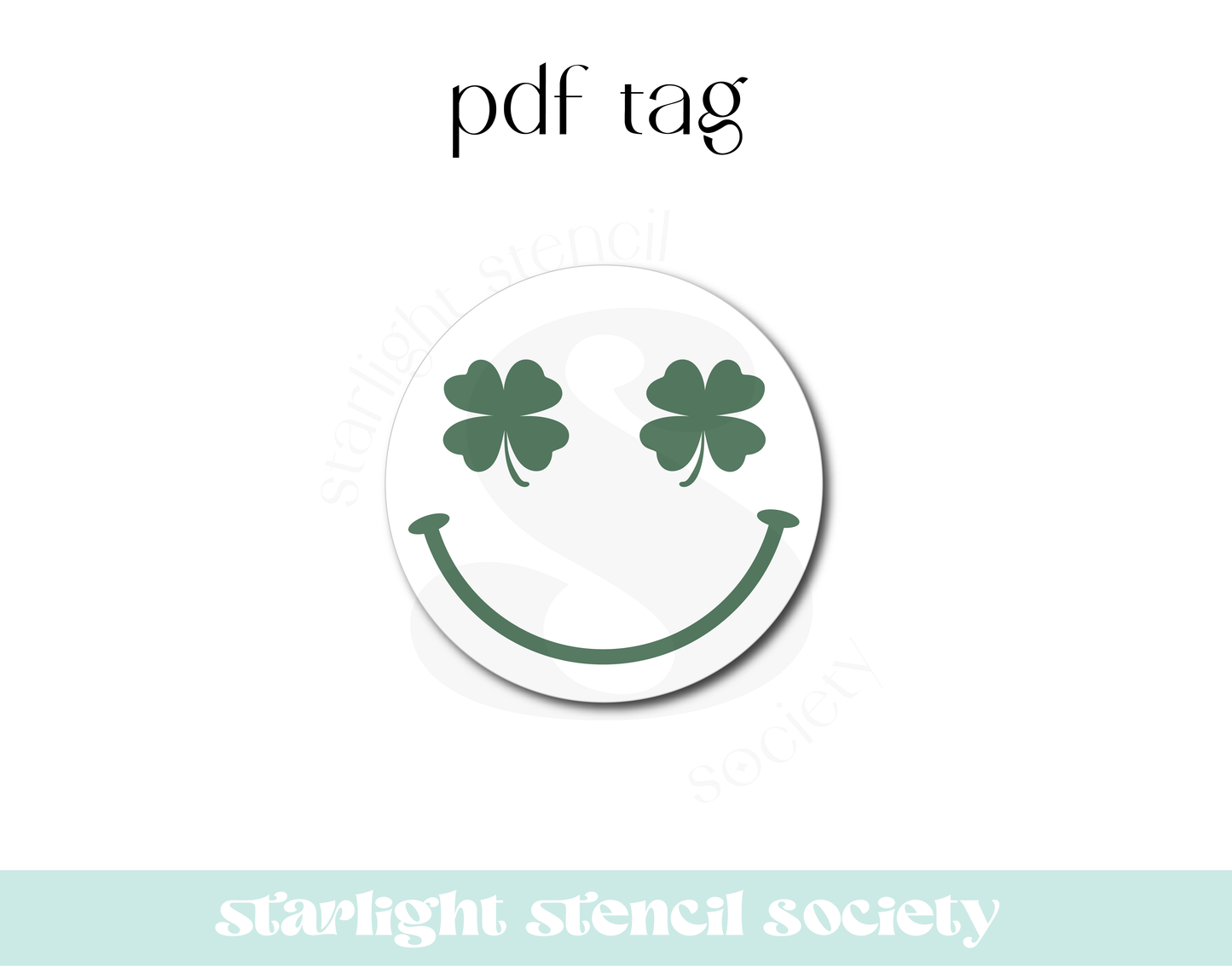 Clover Smile PDF Tag