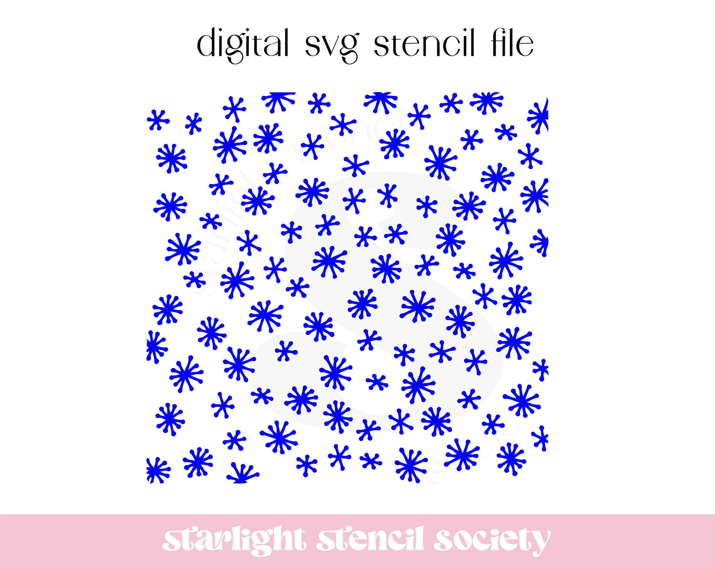 Falling Snow SVG File