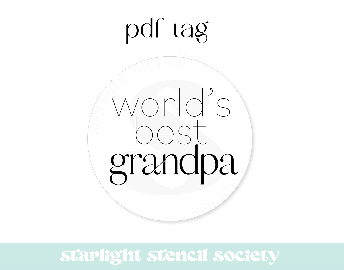 Worlds Best Grandpa PDF Tag