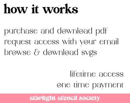 SVG Stencil Vault – Lifetime Access