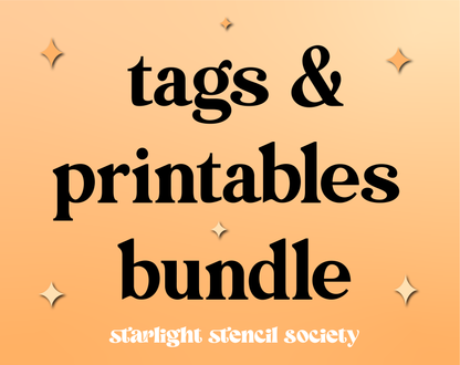 Tags & Printables Bundle - Lifetime Access