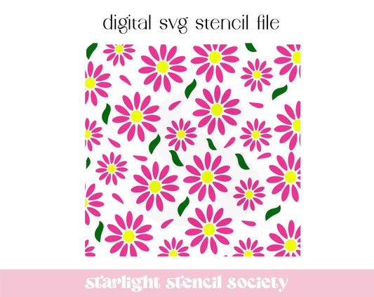 Daisy 3 part SVG File