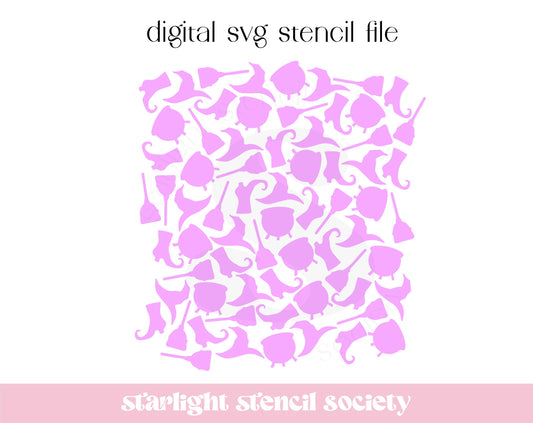 Witch Scatter SVG File