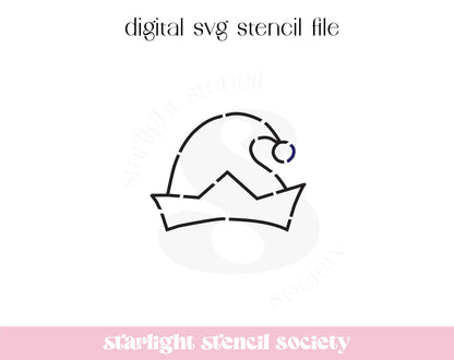 Elf Hat PYO SVG File