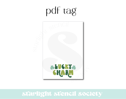 Lucky Charm Cookie Card PDF Tag