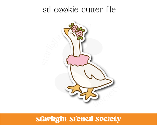 Mother Goose STL Cookie Cutter File