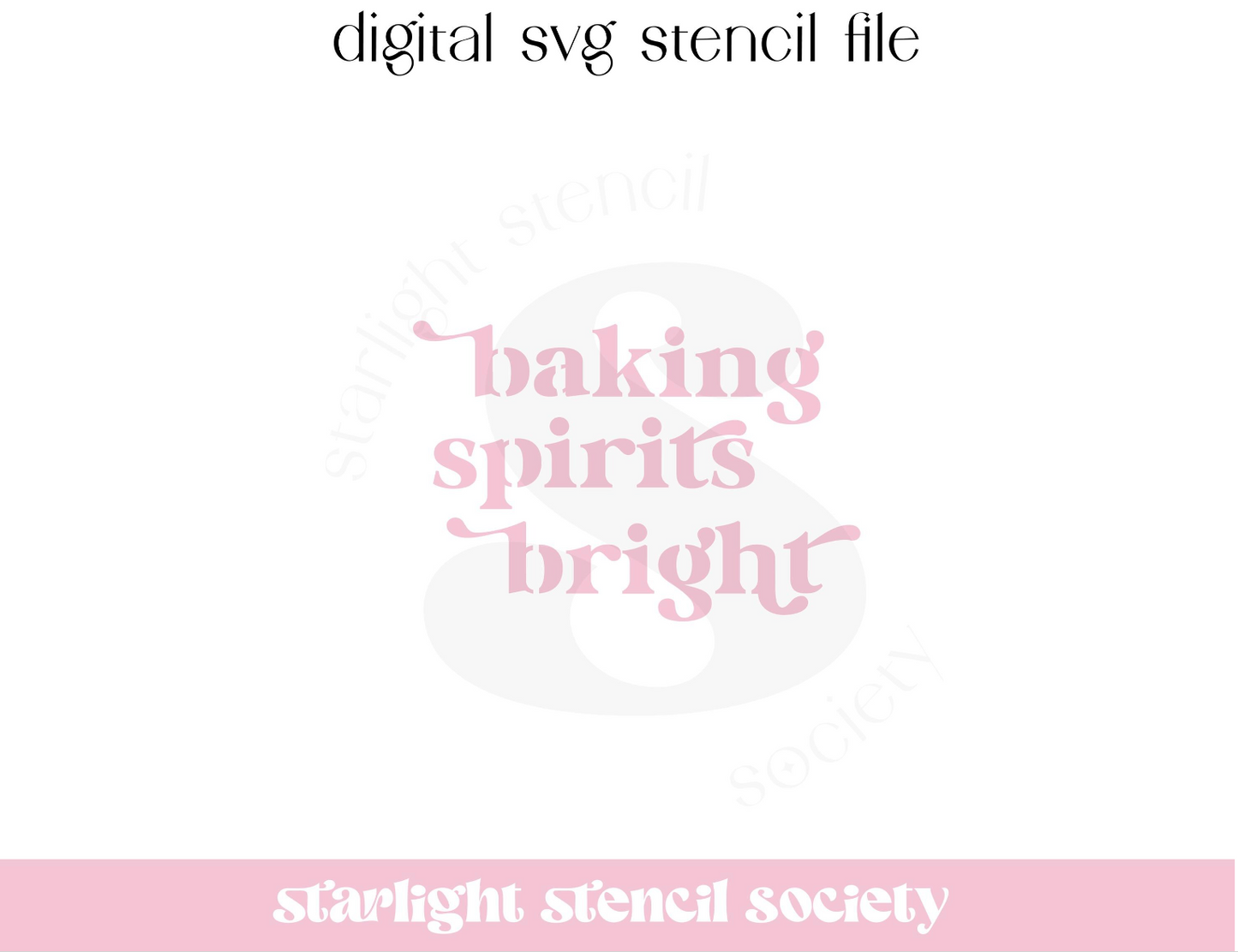 Baking Spirits Bright Retro SVG File