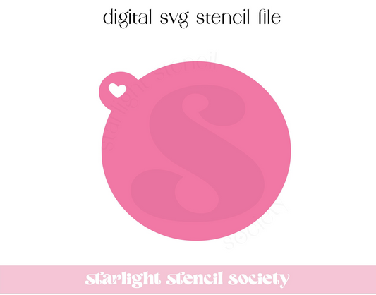 Blank Round Template SVG File