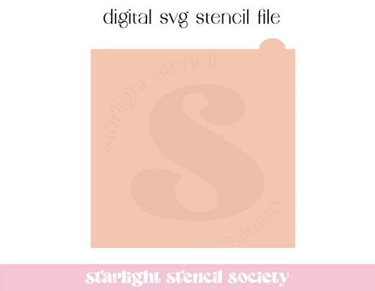 Blank Stencil Template SVG File