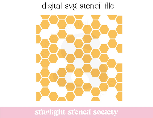 Broken Honeycomb SVG File