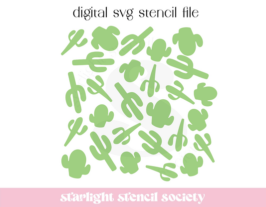 Cactus 2 Scatter SVG File