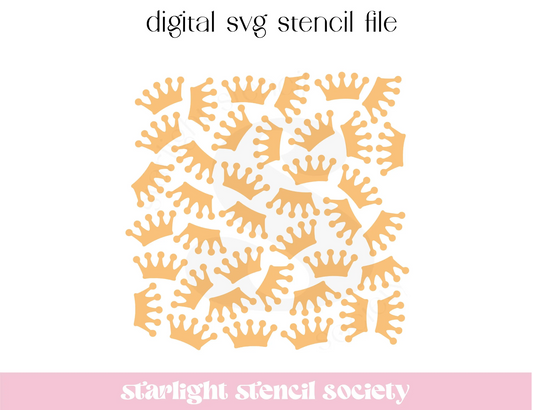 Crown Scatter SVG File